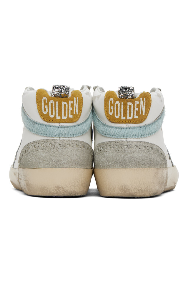 эксклюзивные кроссовки Off-White Mid Star от SSense Golden Goose, белый — фото 2
