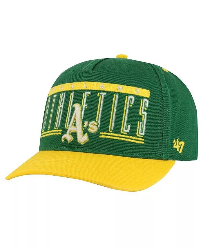 

Мужская бейсболка Kelly-Green Oakland Athletics 47, регулируемая базовая сцепка с двойной головкой '47 Brand, зеленый