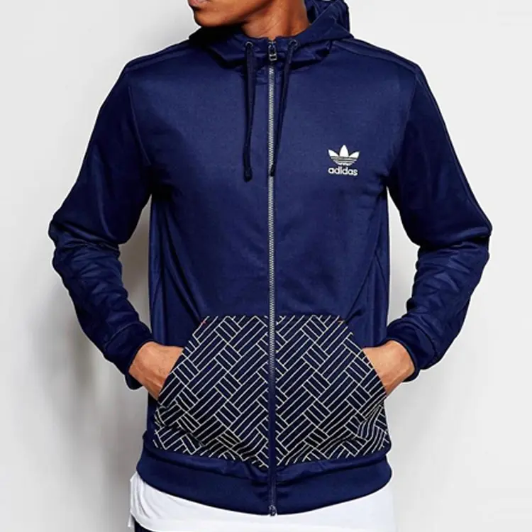 Мужская куртка Budo темно-синего цвета Adidas Originals, темно-синий — фото 2