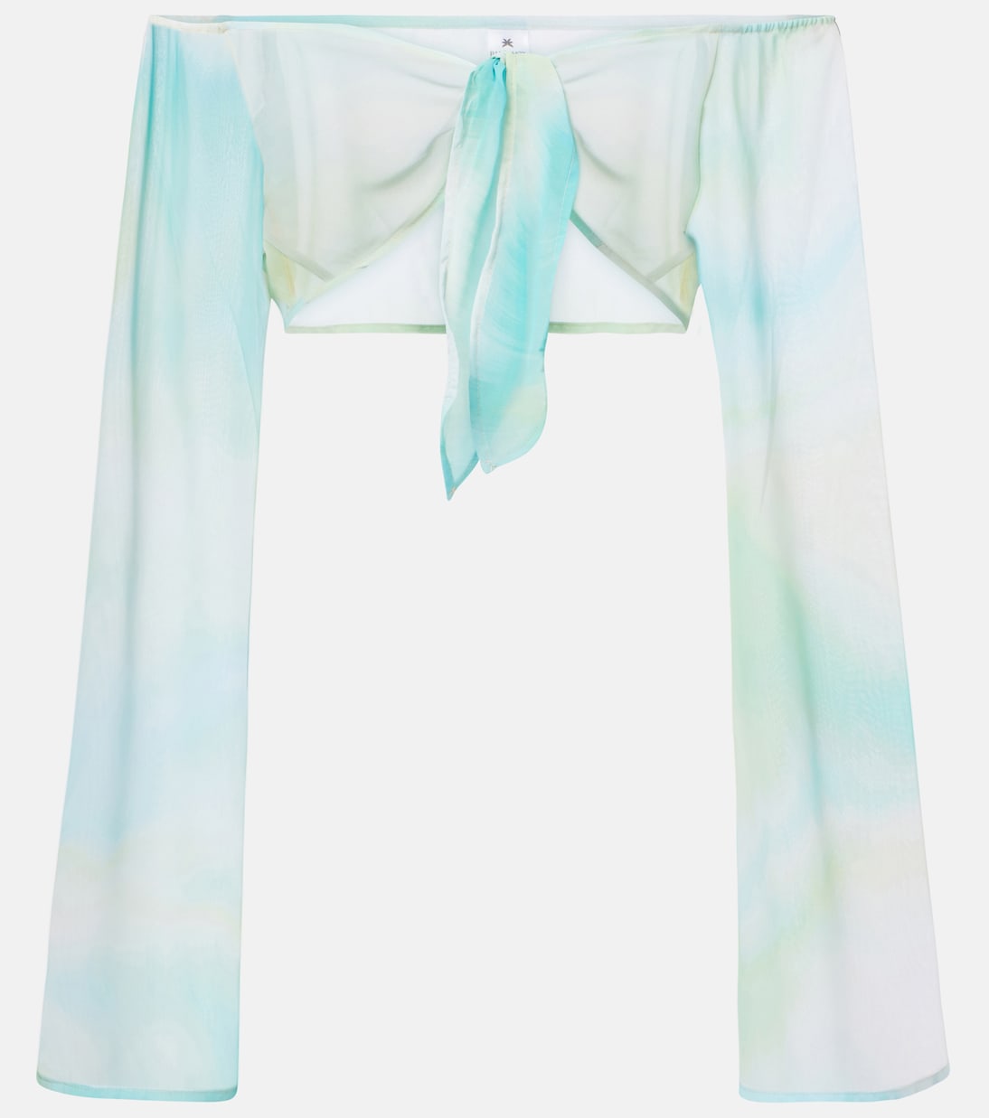 

Полупрозрачный топ Grace с открытыми плечами Bananhot, Green Lagoon