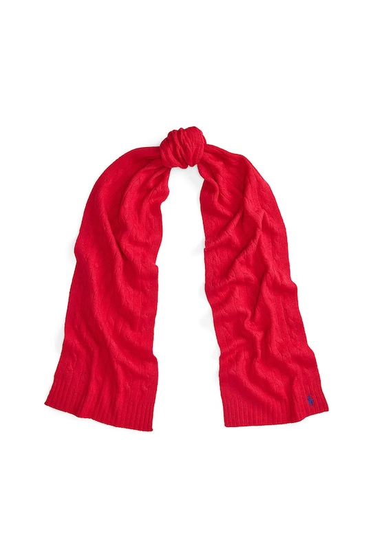 

Шерстяной шарф Polo Ralph Lauren, красный