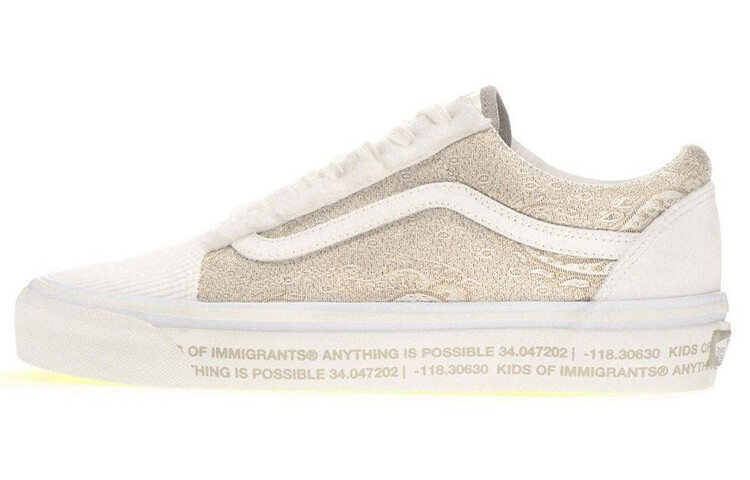 Кроссовки Old Skool Kids Of Immigrants X Vans 36 Dx 'White Bandana'