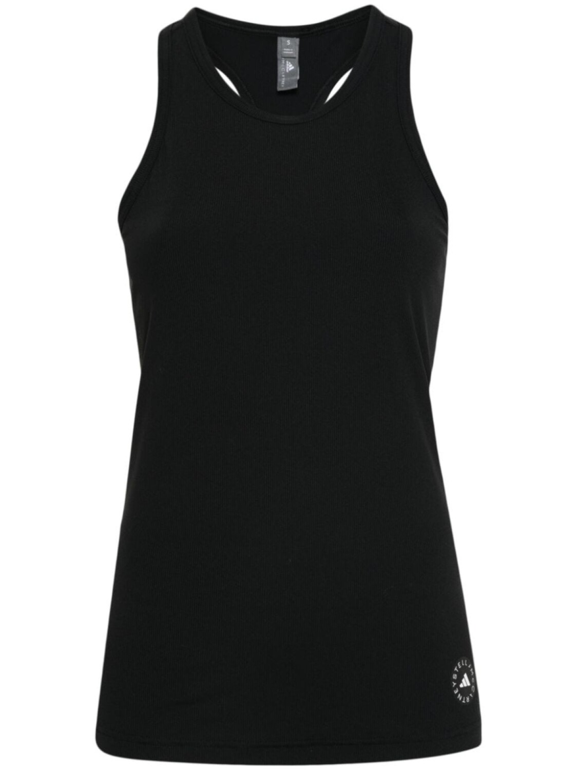 

adidas by Stella McCartney топ в рубчик, черный