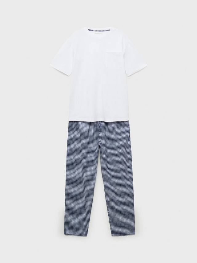 

Пижама в клетку ancla обычного покроя Mango, цвет Multi/Navy
