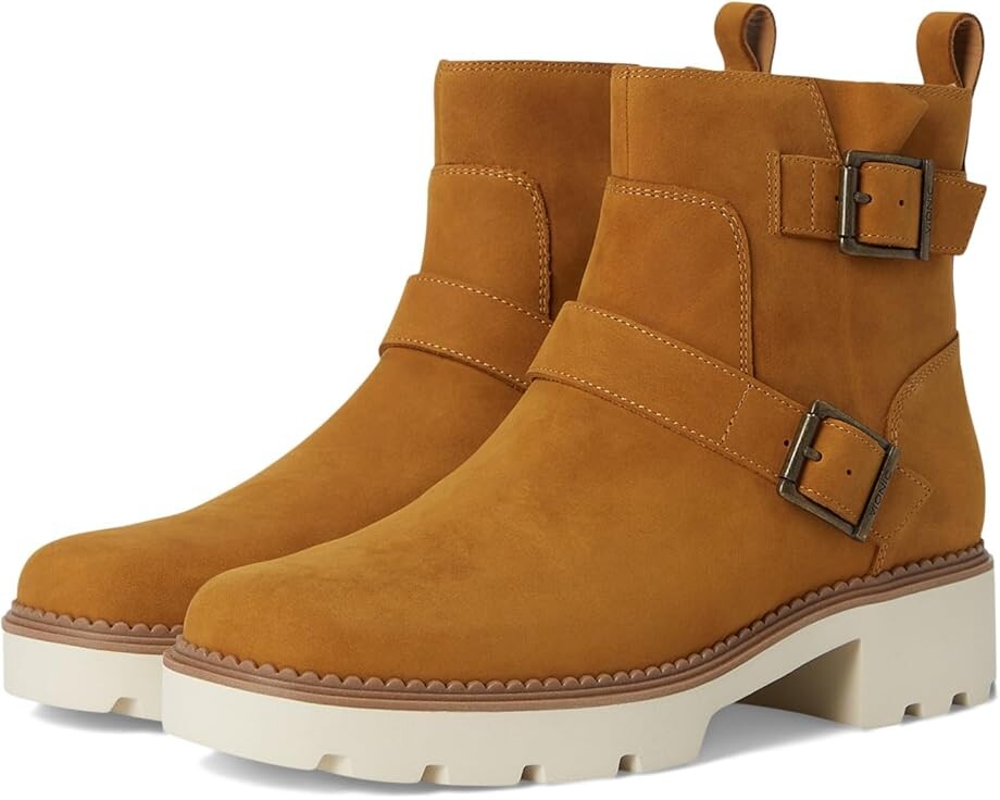 

Ботинки VIONIC Folsom Booties, цвет Wheat Nub Leather