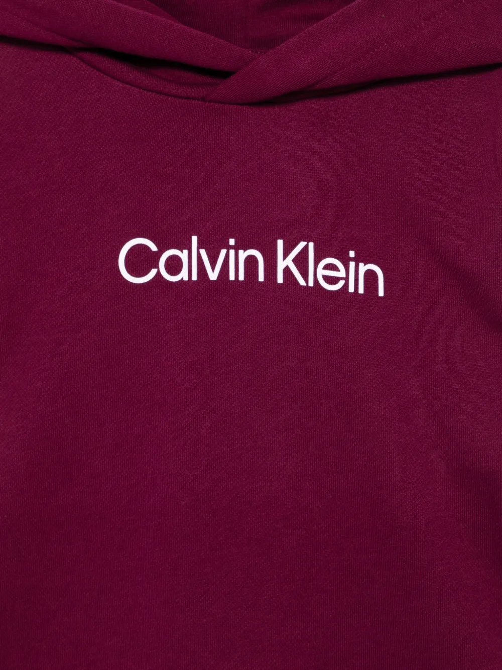 Худи с логотипом Calvin Klein Kids, фиолетовый — фото 3