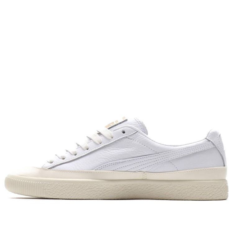 

Кеды PUMA Clyde Rubber Toe Leather Leisure Board Shoes White, белый