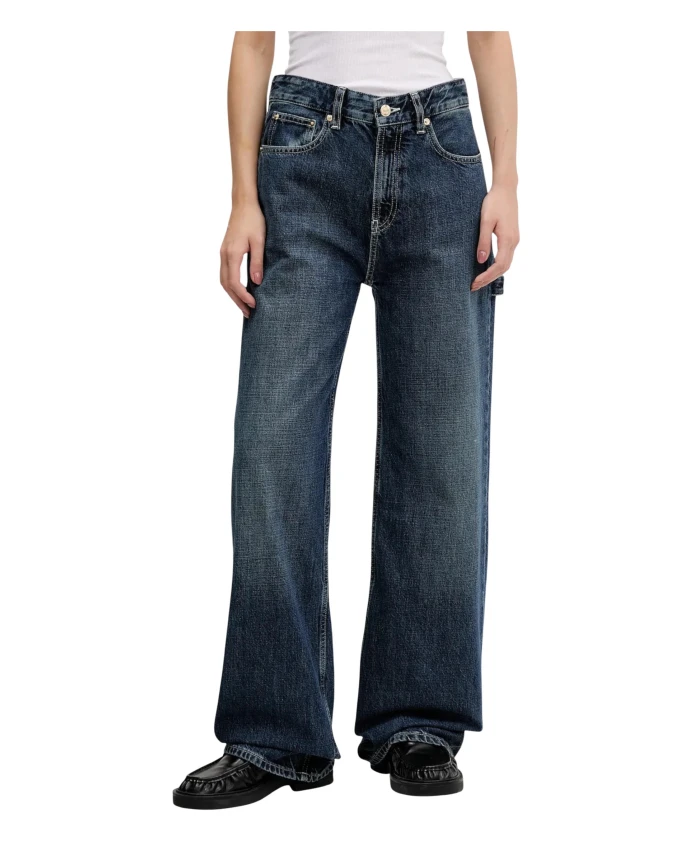 

Джинсы прямого кроя с низкой посадкой Tommy Jeans, синий