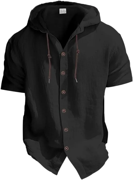 

Худи с коротким рукавом на пуговицах для мужчин RSGMU