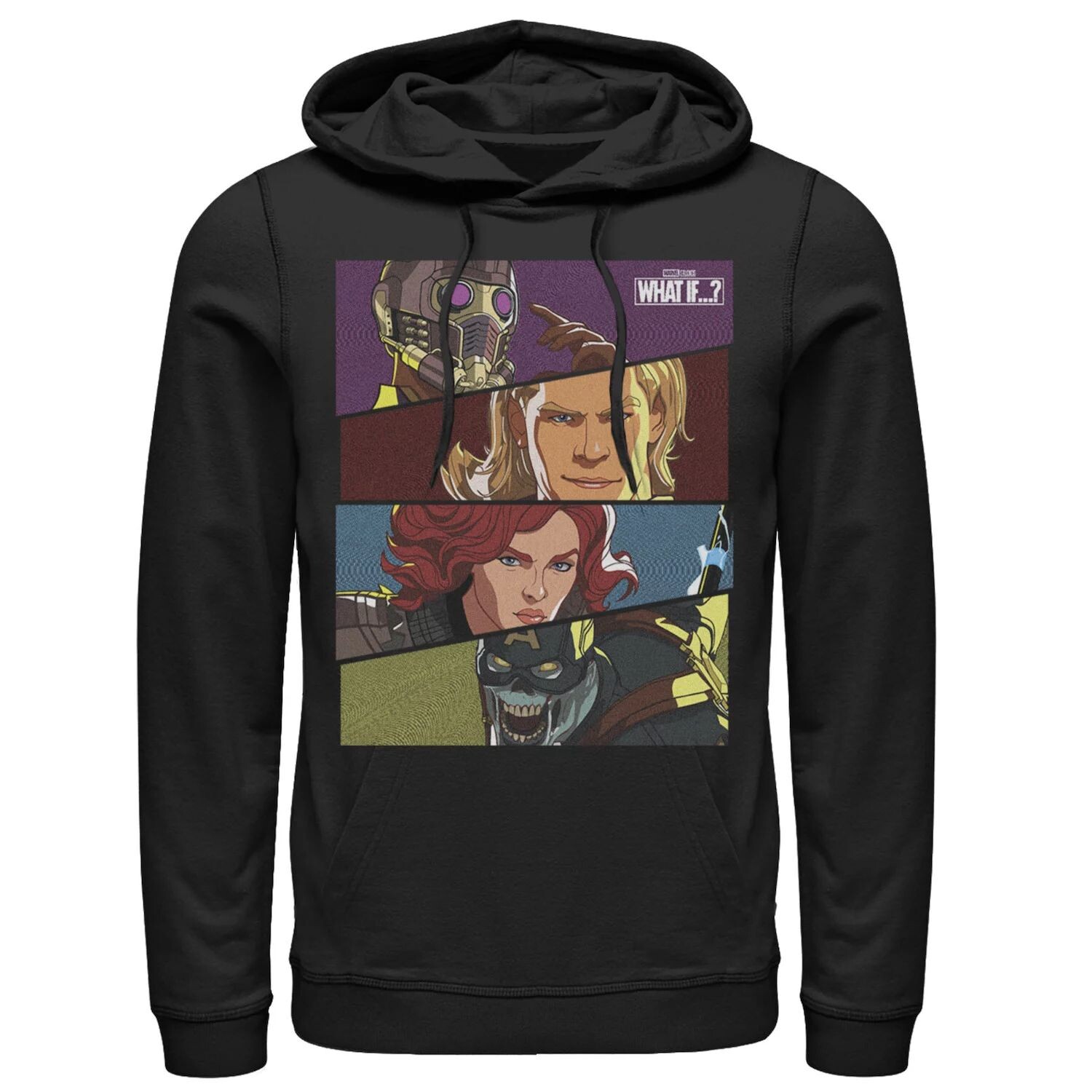 

Мужская толстовка с наклонными вставками Marvel What If Hero Licensed Character