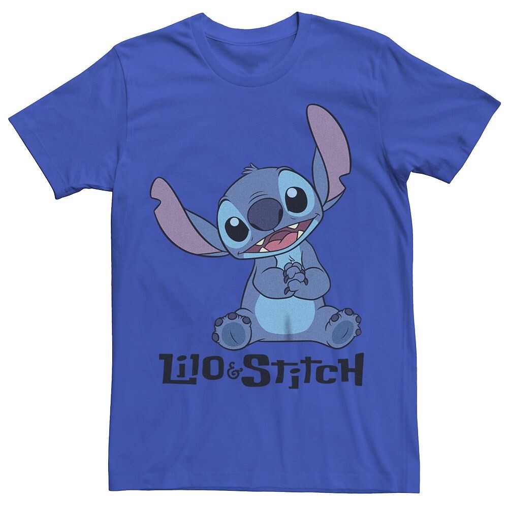 

Мужская футболка с логотипом Disney's Lilo & Stitch Licensed Character, цвет Royal