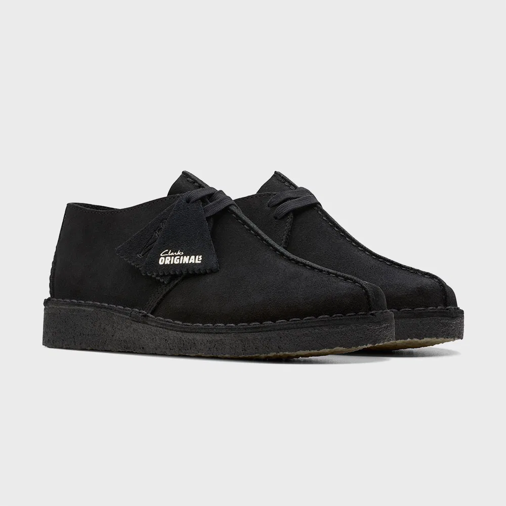 Мужские чёрные замшевые дезерт-треки Desert Trek от Clarks Originals