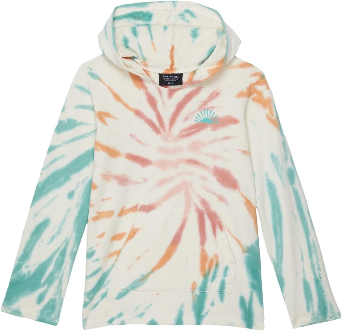 

Худи Tiny Whales Painted Desert Hoodie, цвет Multi Tie-Dye