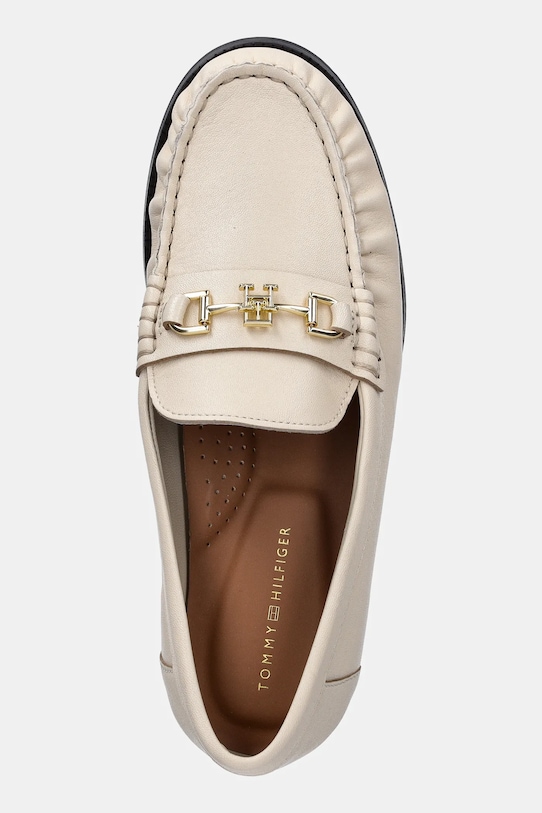 Кожаные мокасины SOFT LEATHER HORSEBIT LOAFER Tommy Hilfiger, бежевый — фото 3