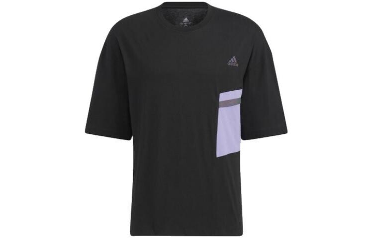 

Футболка унисекс черная Adidas, черный