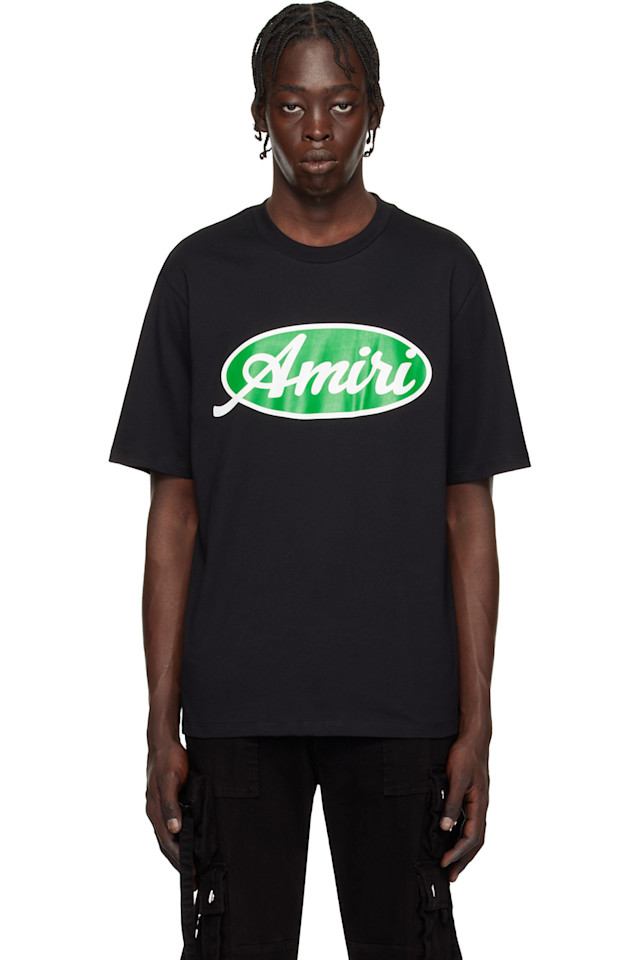 

Футболка овального кроя Amiri Amiri, черный