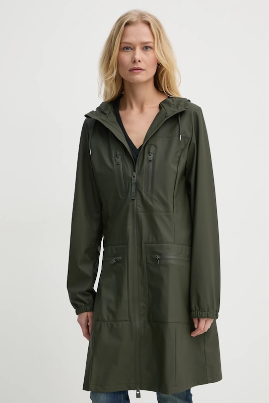 

Дождевик Cargo Curve Jacket W1 Rains, зеленый