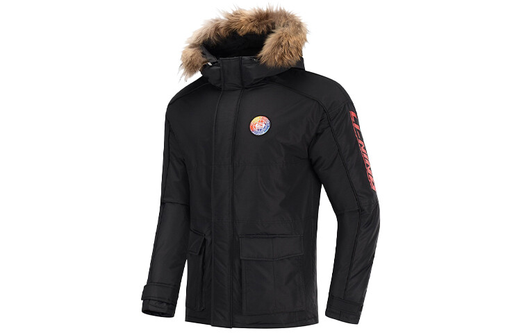 

Пуховик мужской черный Lining, черный