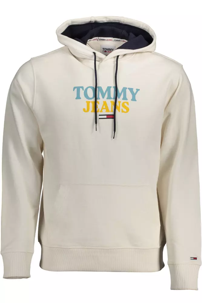 

Белый хлопковый мужской свитер Tommy Hilfiger