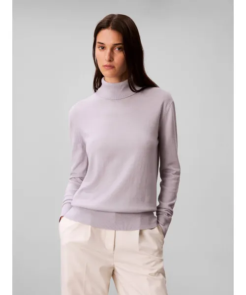 

Водолазка Regular fit Calvin Klein, фиолетовый