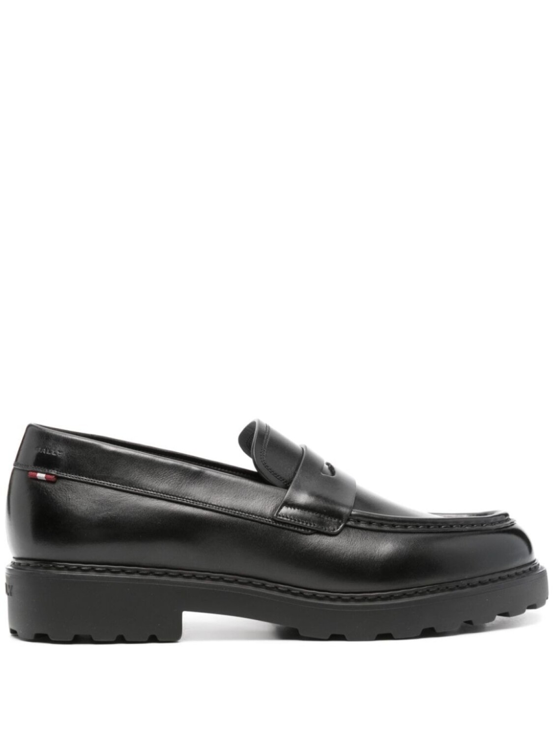 

Bally кожаные мокасины с тисненым логотипом, черный