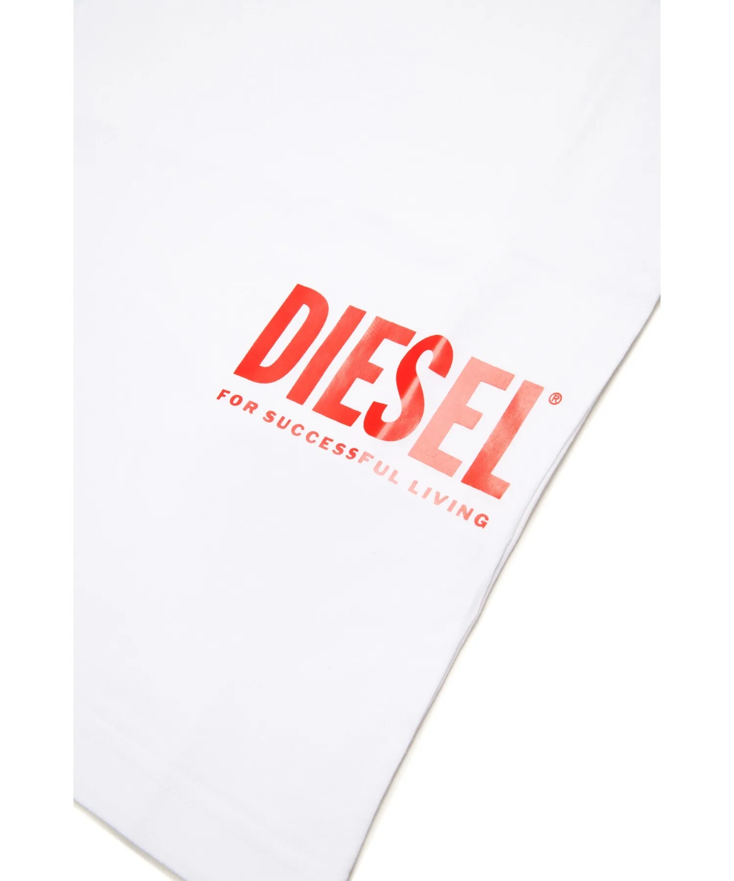 Детская футболка с логотипом Diesel MTFIND OVER белая — фото 4