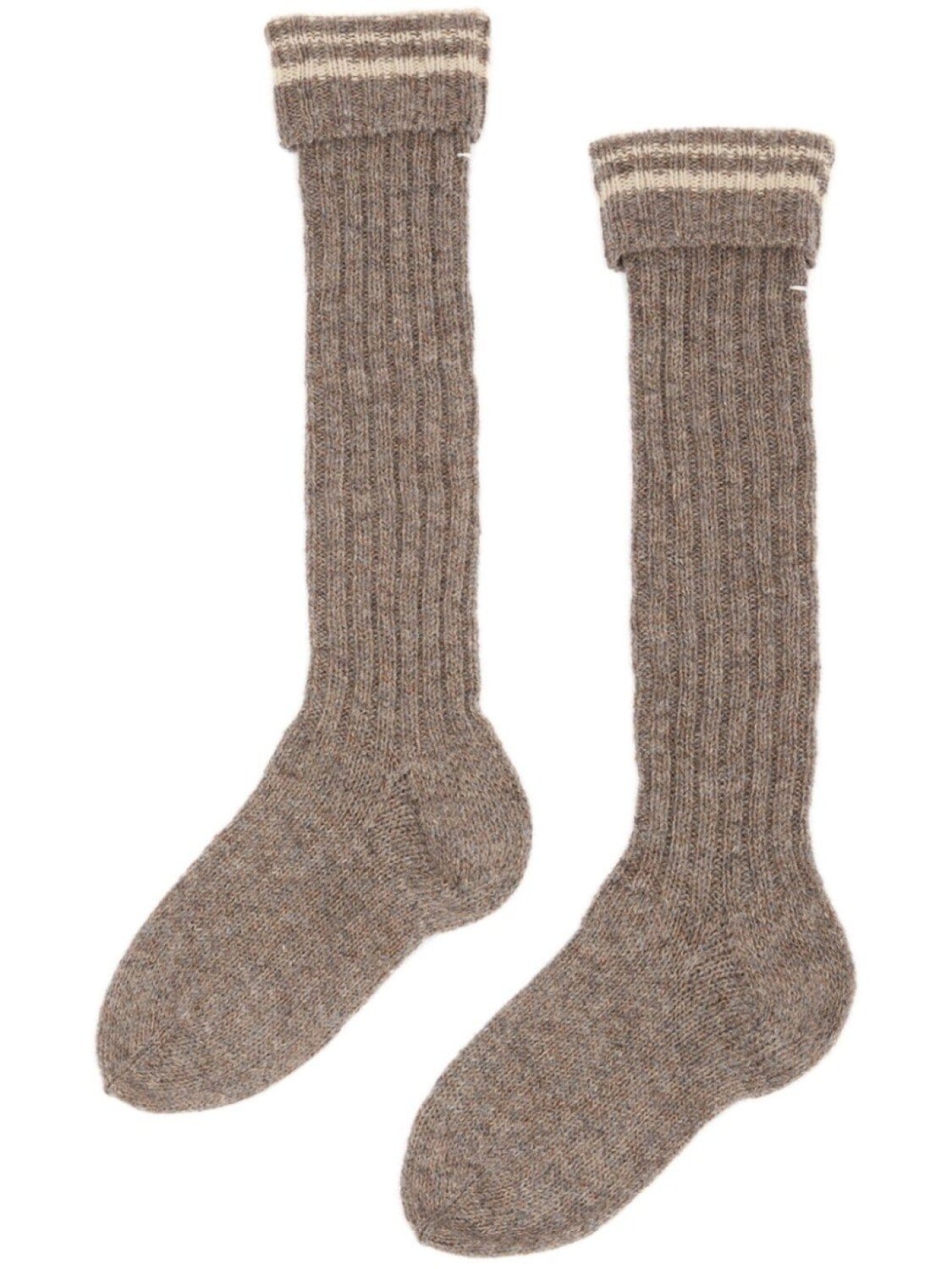 

Maison Margiela шерстяные носки Shetland, серый