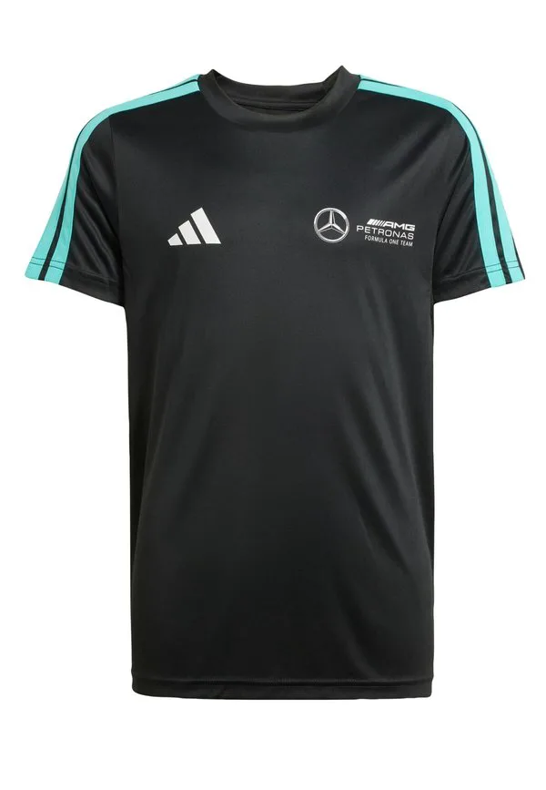 Футболка с принтом команды автоспорта mercedes amg petronas f1 Adidas Originals, Black White