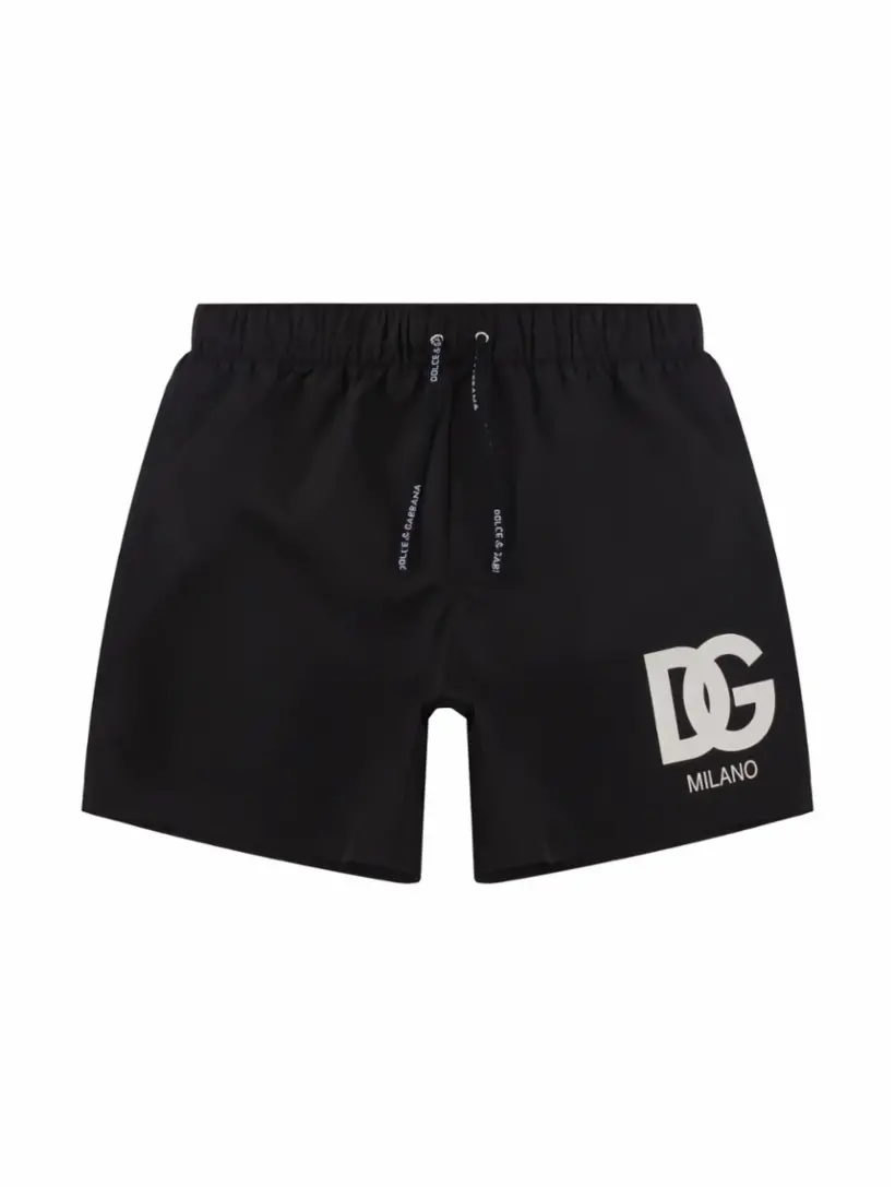 

Плавки-шорты с логотипом Dolce&Gabbana, черный