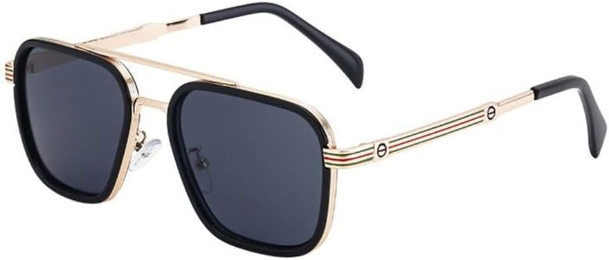 

Модные солнцезащитные очки в маленькой оправе, роскошные классические мужские солнцезащитные очки для мужчин, трендовые панк-очки, солнцезащитные очки с защитой от УФ-излучения UV400 TYUVIVO, C2 Black Gold