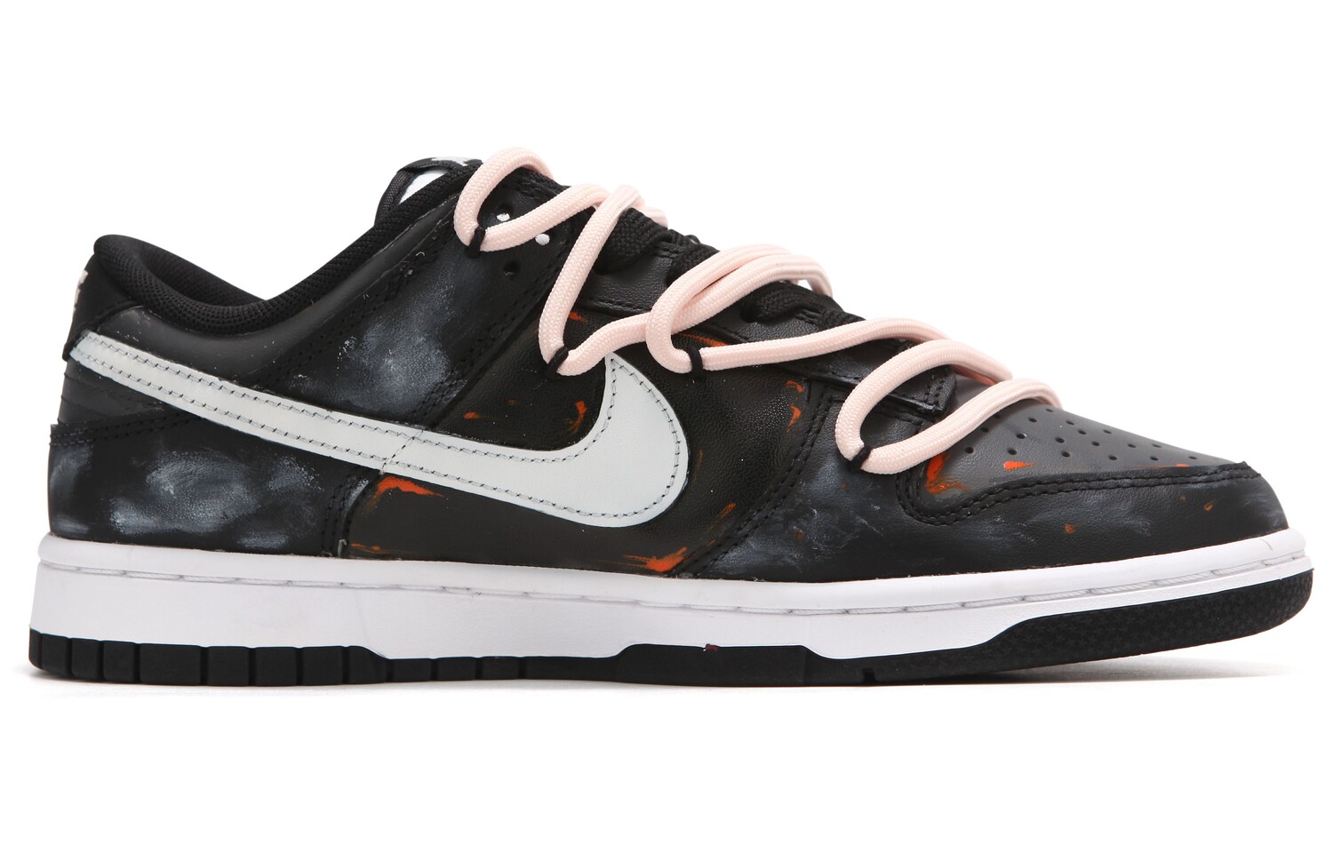 

Кроссовки Nike Dunk Skateboard Shoes Men Low-Top Black Gray Orange
