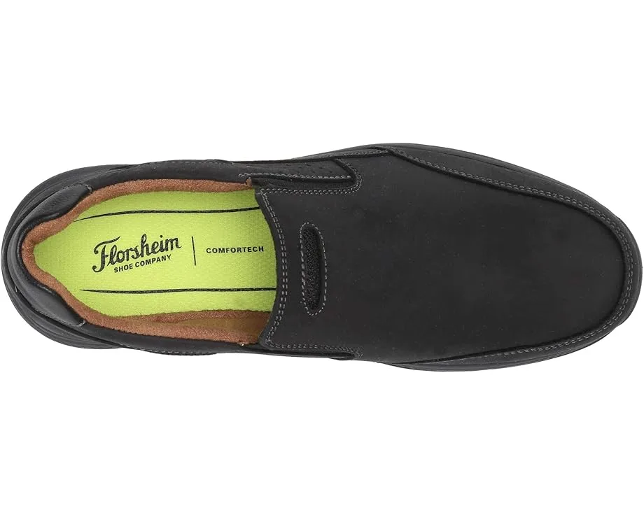 Кроссовки Florsheim Kids Great Lakes Sport Slip, Jr. (Toddler/Little Kid/Big Kid), Black Crazy Horse — фото 2