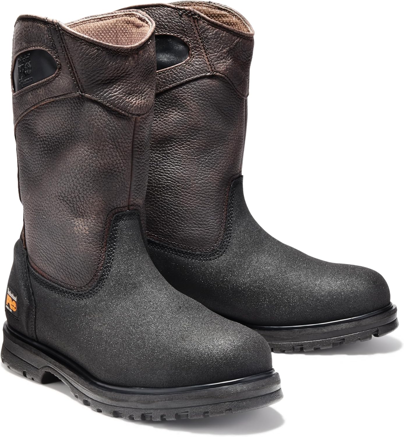 Timberland PRO мужские, Powerwelt Pull-On ботинки с защитным носком, Rancher Brown — фото 2