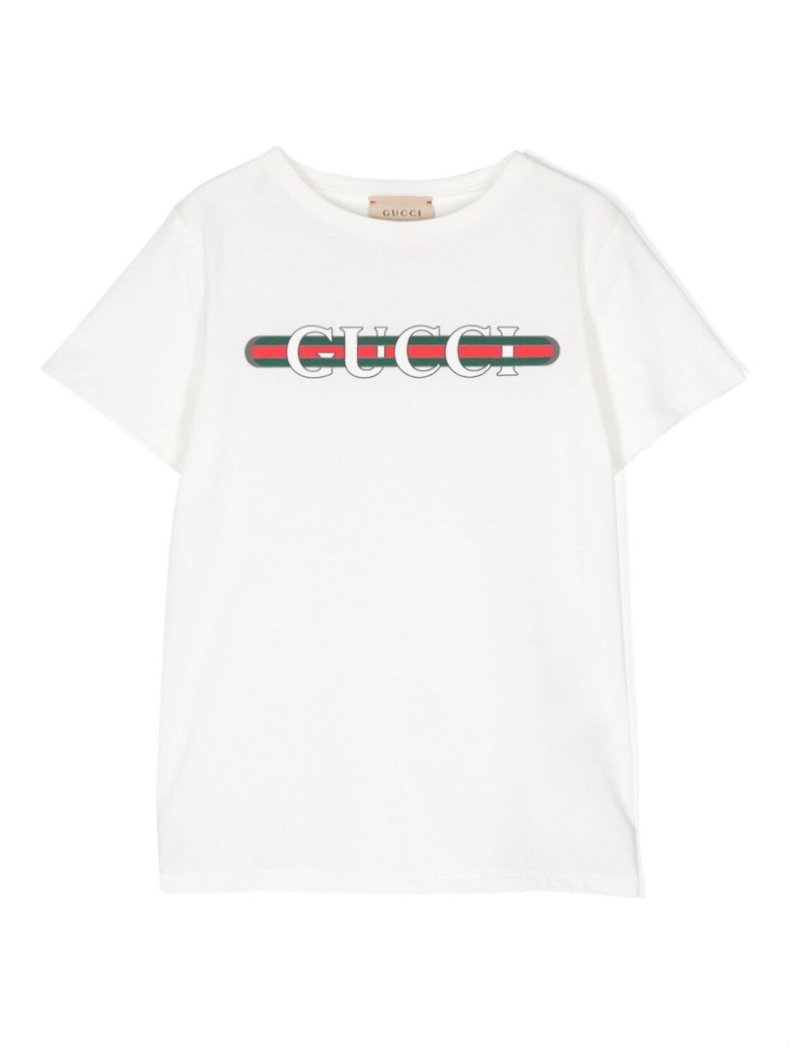 

Gucci Kids футболка с логотипом, белый
