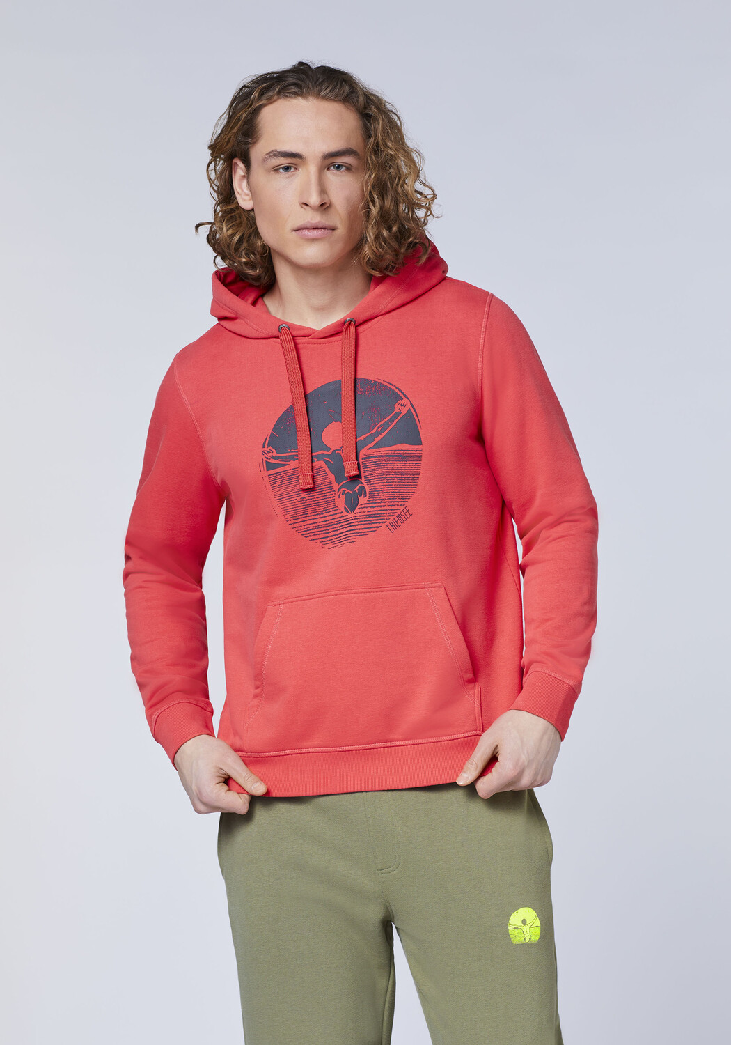

Толстовка Chiemsee Hoodie, красный