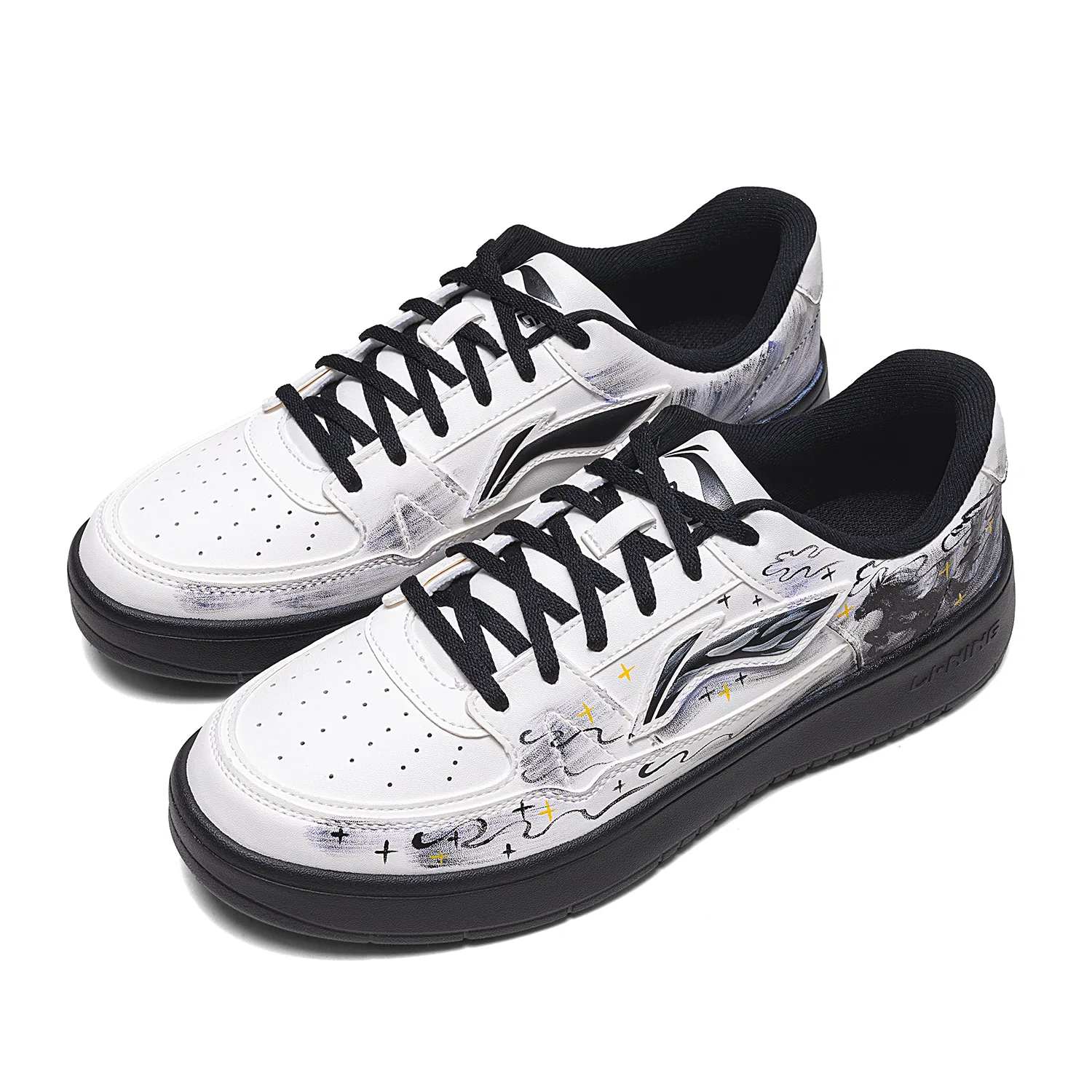 Кроссовки скейтбордические Li-Ning January 1.0 Black — фото 4