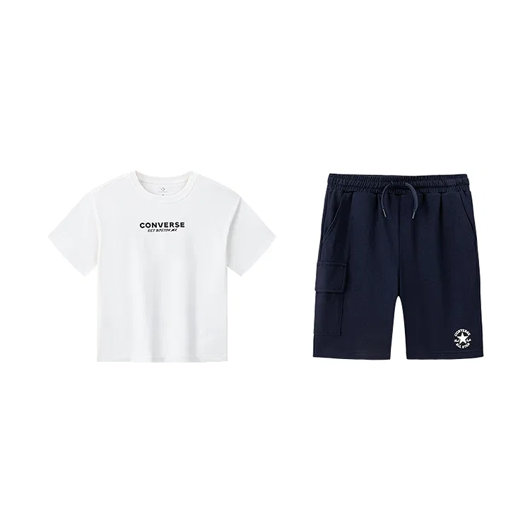Детская спортивная одежда Casual с круглым вырезом Converse, Navy