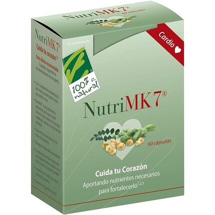 

100% натуральный Nutrimk7 Cardio Витамин K2 в блистере, 60 капсул 100%Natura