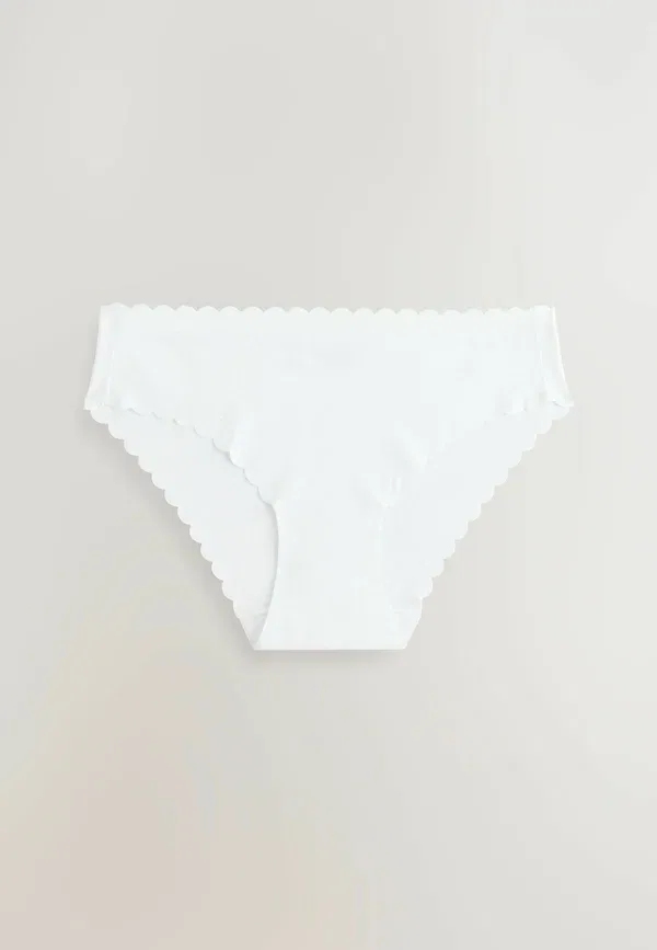 Трусы бразилианы Next, Brazilian fit no vpl scallop 7 pack brazilians, черный, белый, пралине, нюд — фото 3