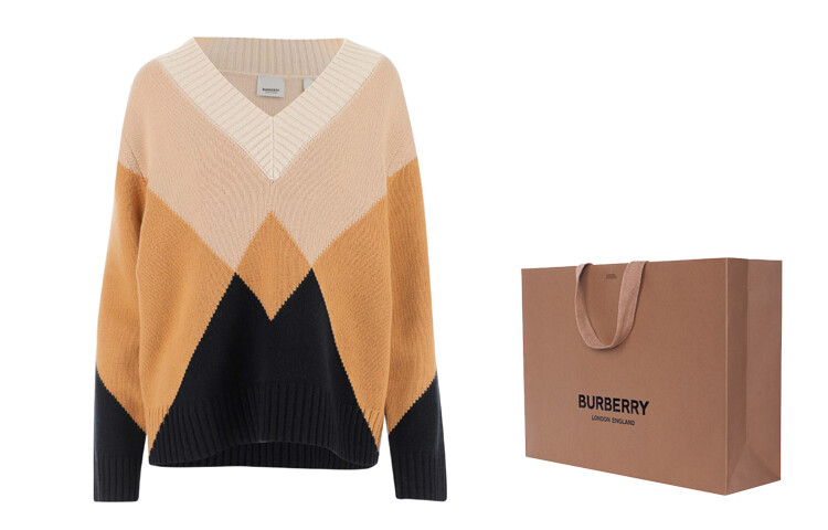 

Burberry Женский Кашемировый Свитер, цвет Brown