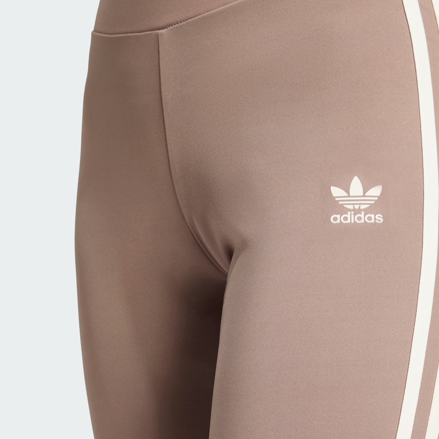 Расклешенные леггинсы ADIDAS ORIGINALS Flared, капучино — фото 4