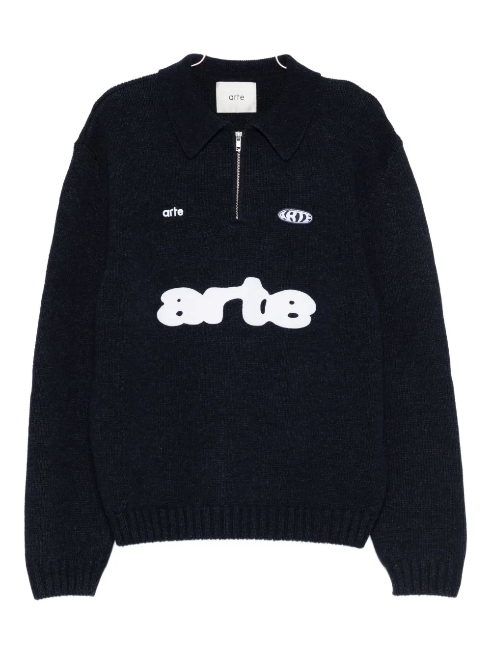 

Поло с нашивкой-логотипом Arte Antwerp, синий