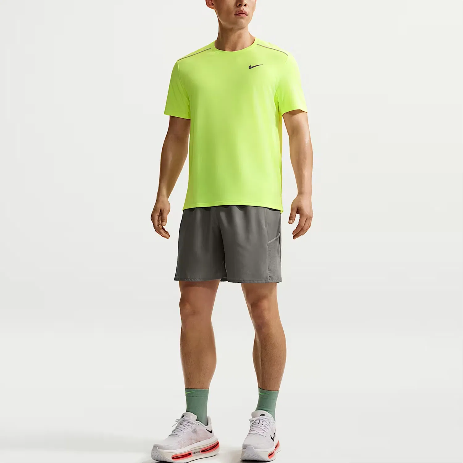 Мужские шорты для бега Dri Fit Nike, Smoke Gray/Smoke Gray — фото 4