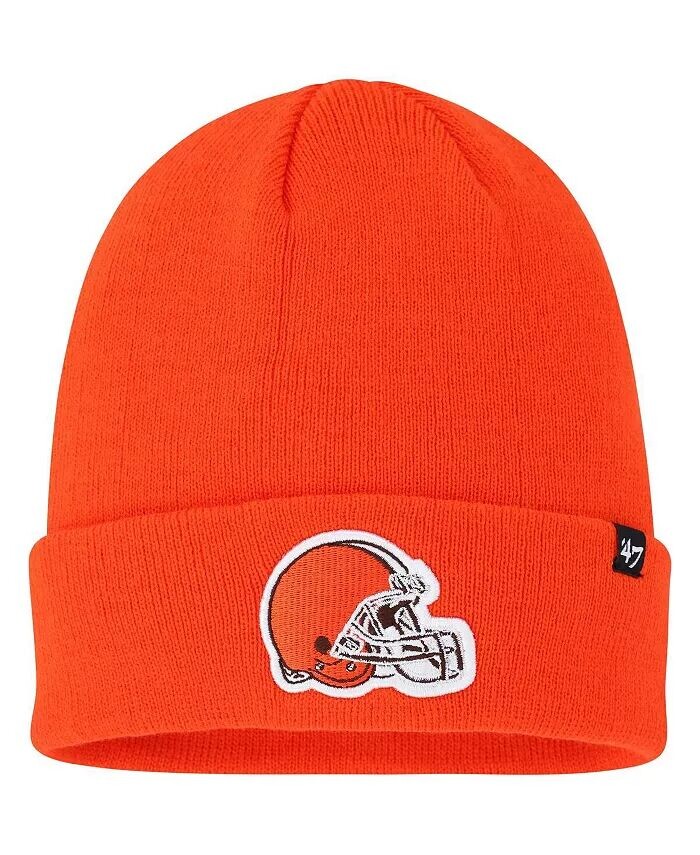

Мужская оранжевая вязаная шапка с манжетами Cleveland Browns Primary '47 Brand, оранжевый