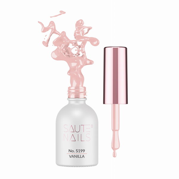 

Гибридный лак для ногтей s199 ваниль, 8 мл Saute Nails, цвет s199 vanilla