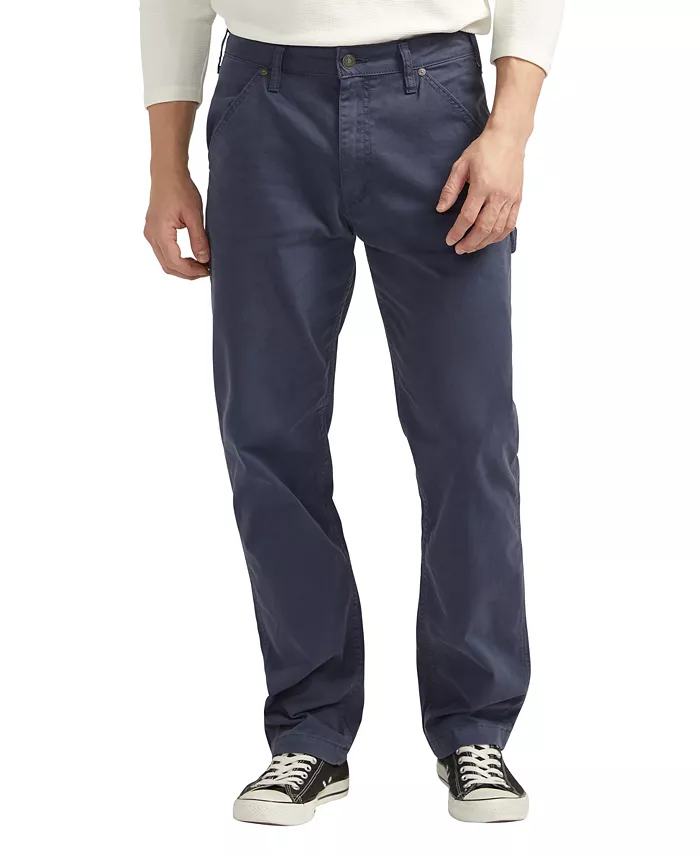 

Утилитарные брюки Essential Twill Silver Jeans Co., синий
