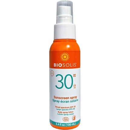 

Biosolis Солнцезащитный лосьон-спрей для тела SPF 30, 3,4 унции, 100 мл