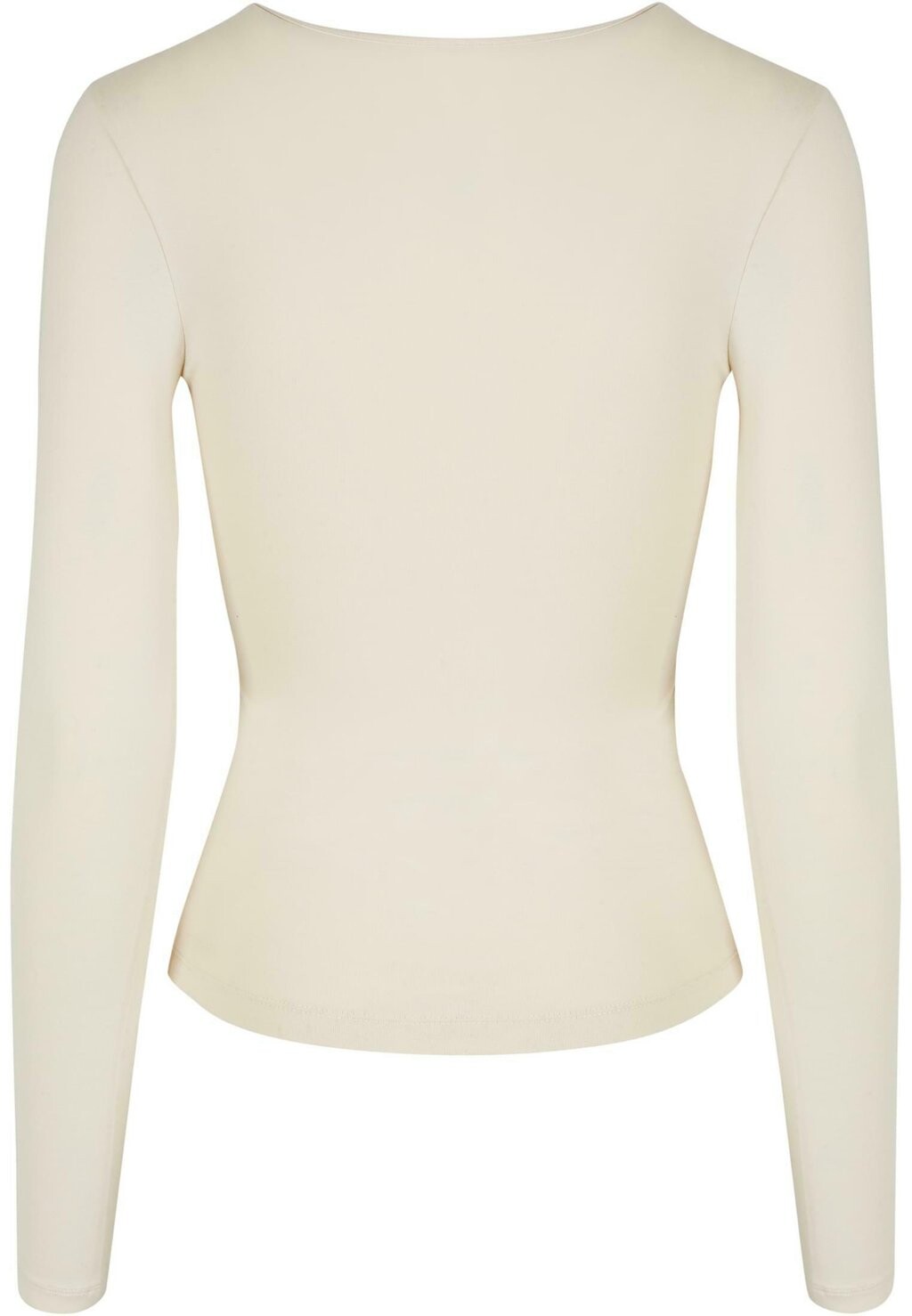 

Топ с длинными рукавами Crossed Cut Out Longsleeve Urban Classics, бежевый