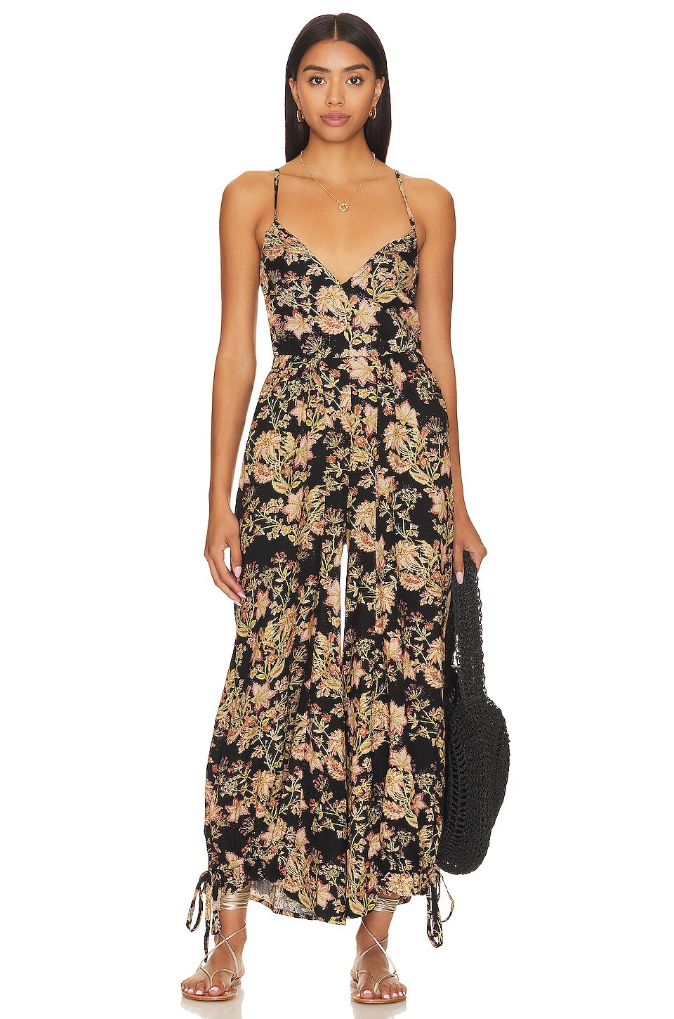 

Комбинезон Free People Stand Out Printed, цвет Black Combo