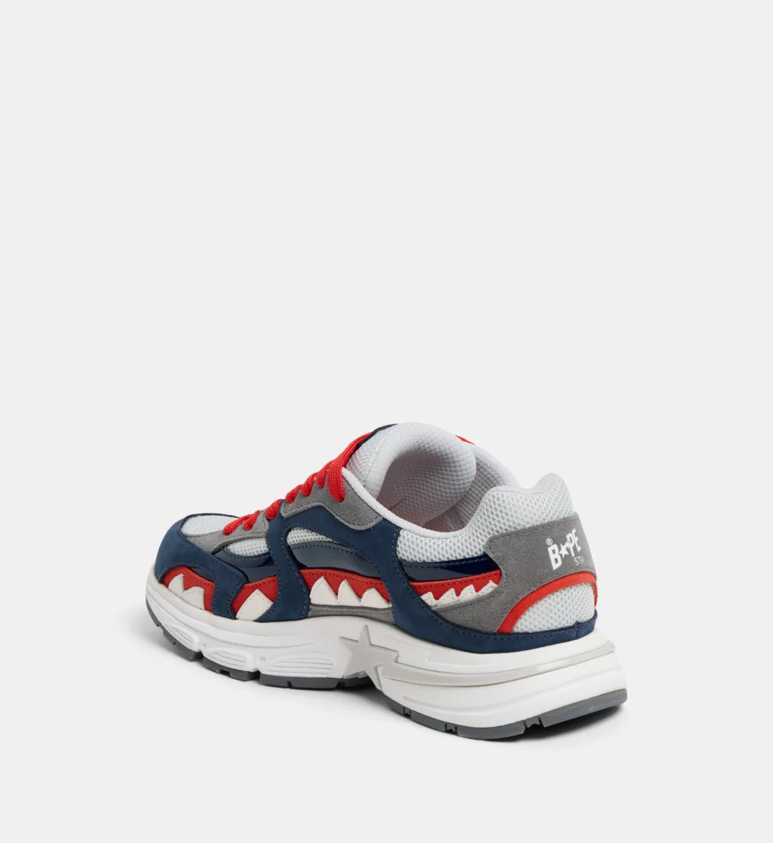 Низкие кроссовки Shark STA Франция A BATHING APE , синий — фото 3